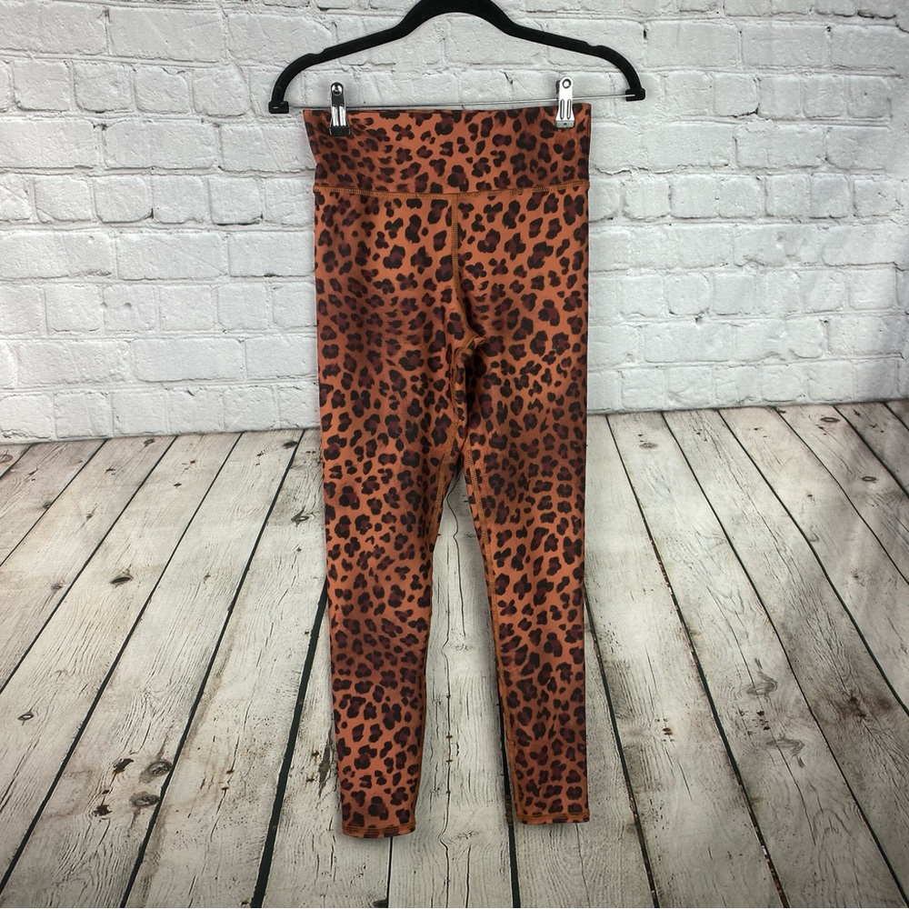 Evolution and Creation The Jinni Legging Leopard Print Stretch Size Small LKNW